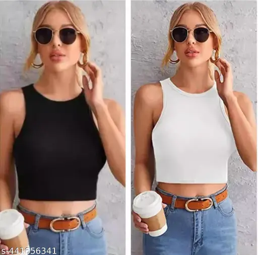 Tank Top For girls Western wear cool look