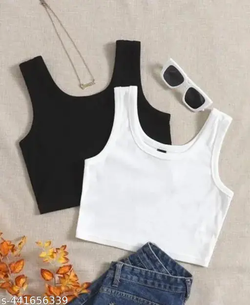 Tank Top For girls Western wear cool look - Image 3