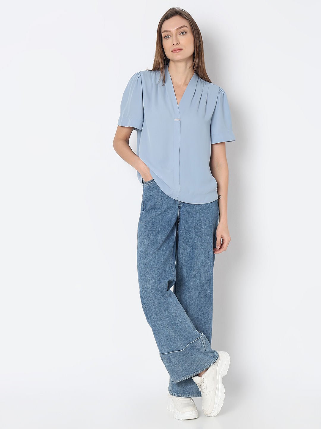LIGHT BLUE TOP - Image 8