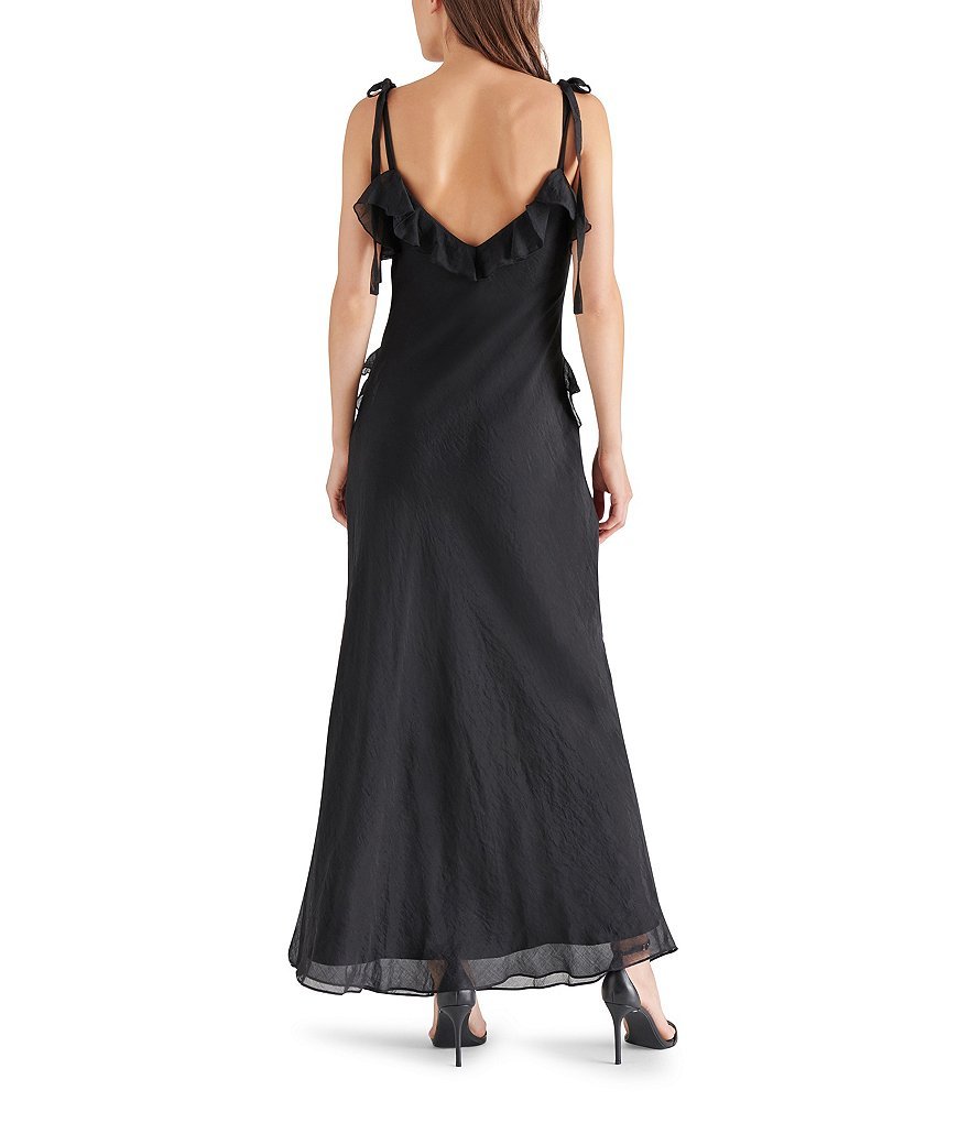 Adalina V-Neck Sleeveless Ruffle Maxi Dress - Image 2