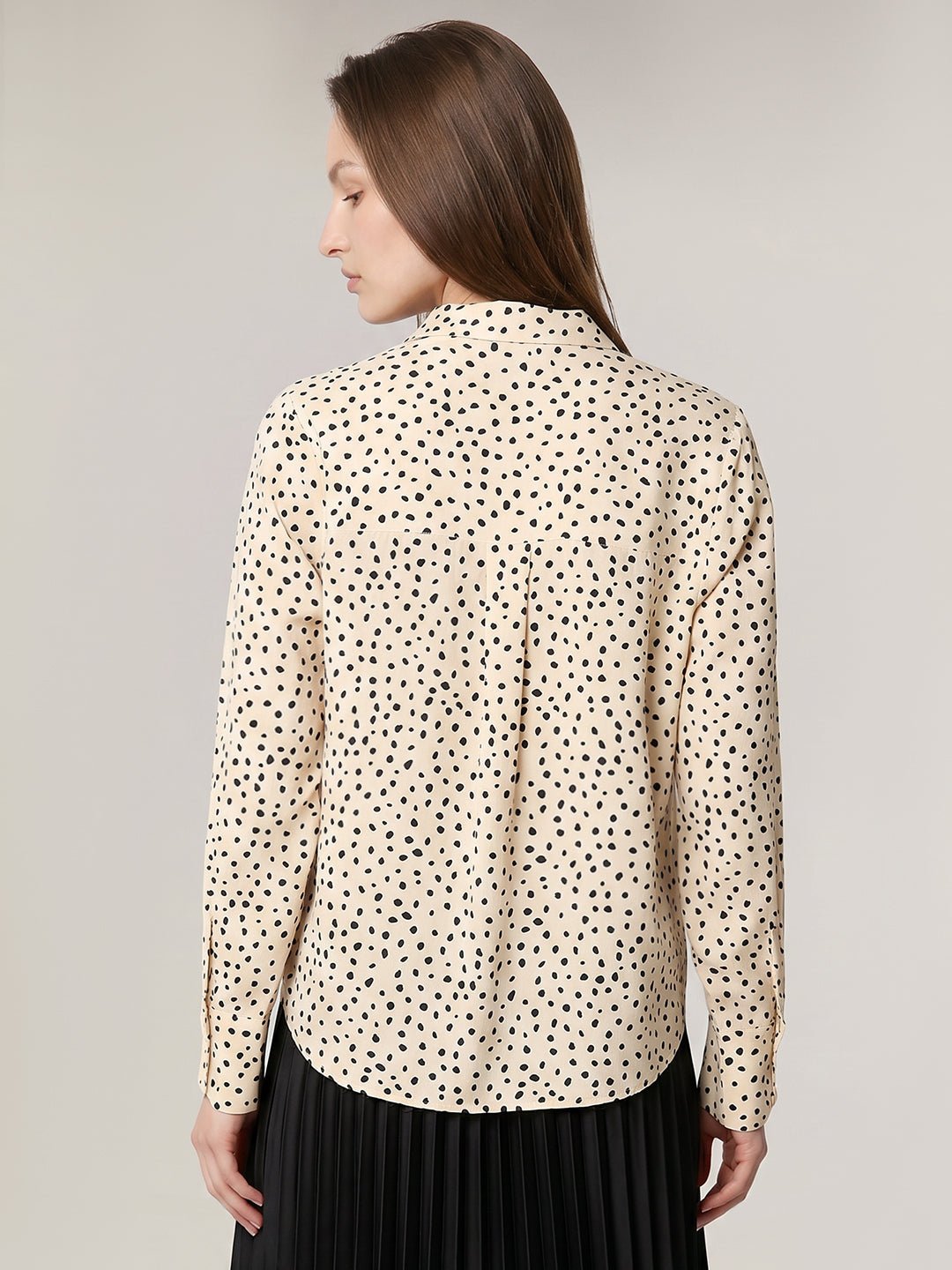 BEIGE PRINTED SHIRT - Image 4