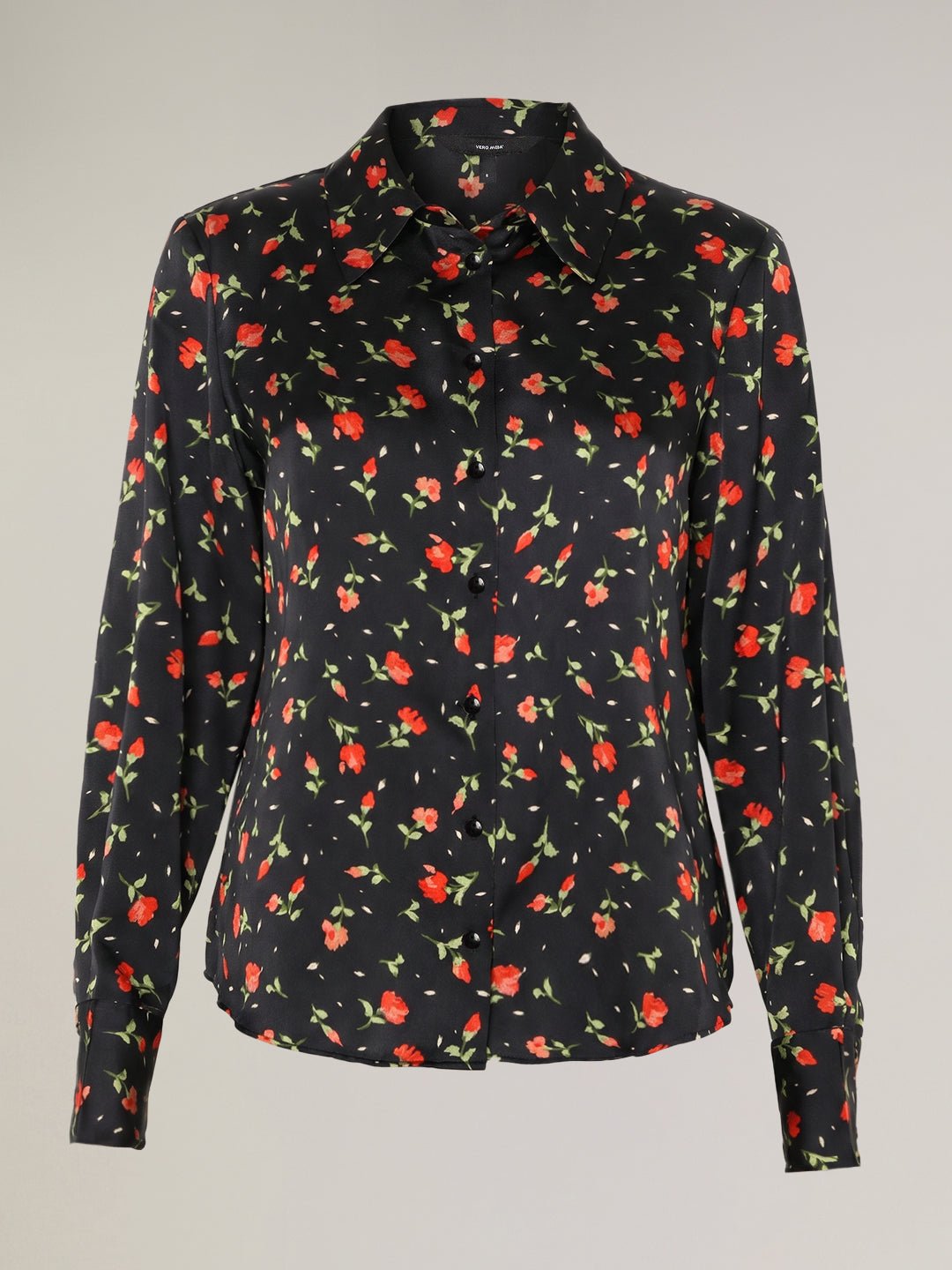 BLACK FLORAL SHIRT - Image 7