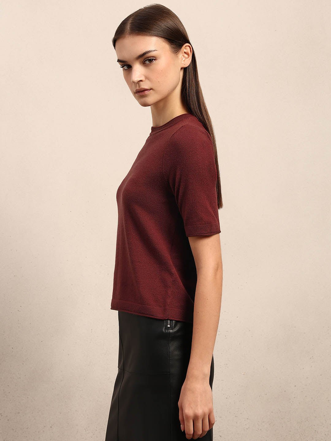 SHORT SLEEVES O-NECK PULLOVER - Image 3