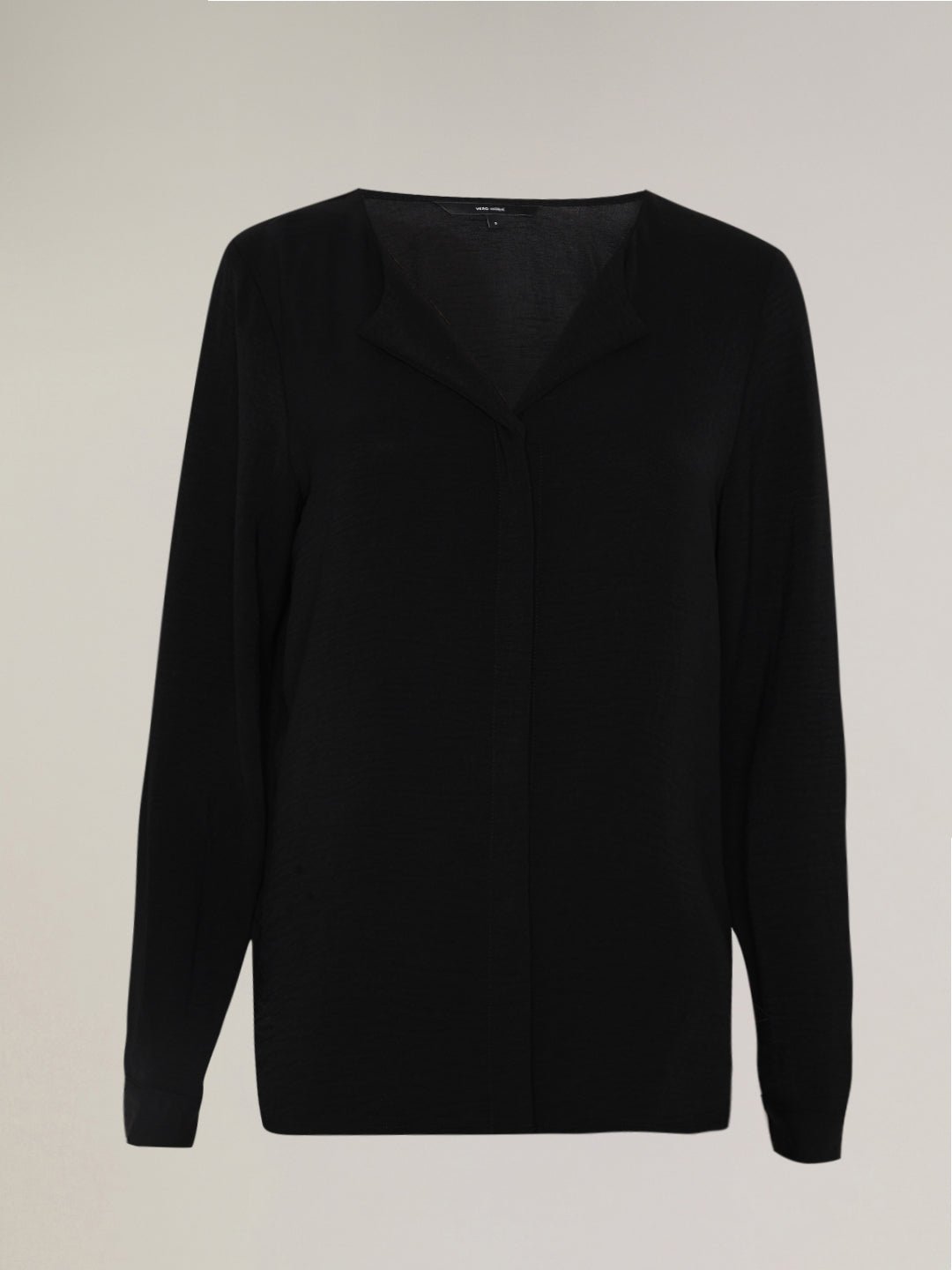BLACK REGULAR FIT TOP - Image 7