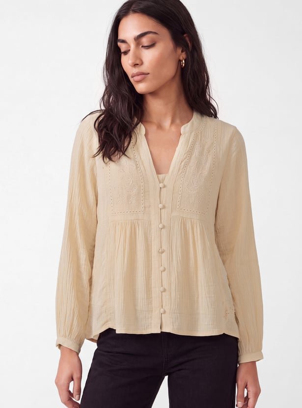 Women Embroidered Top - Image 2