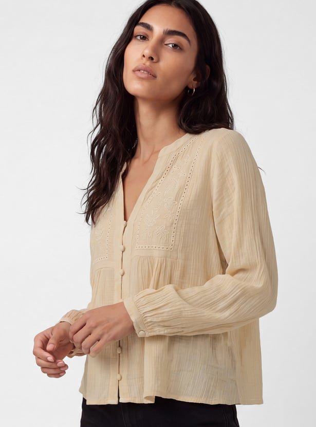 Women Embroidered Top - Image 4