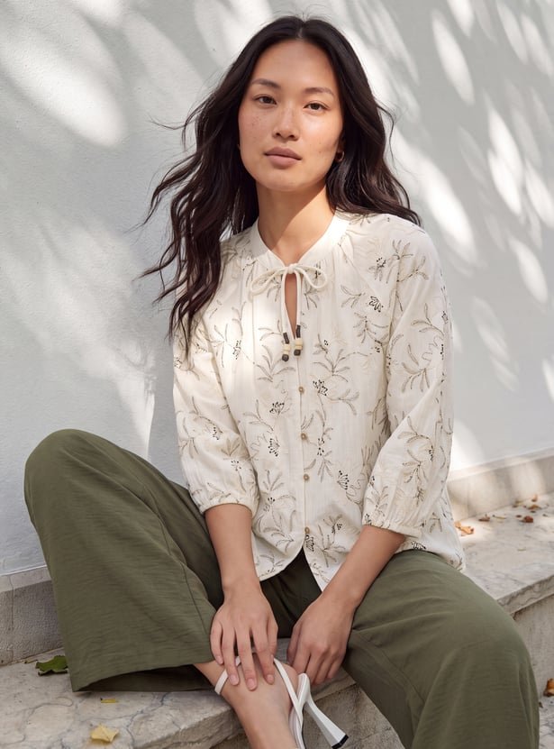 Women Embroidered Top