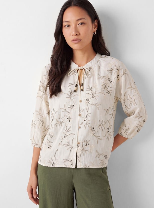 Women Embroidered Top - Image 2