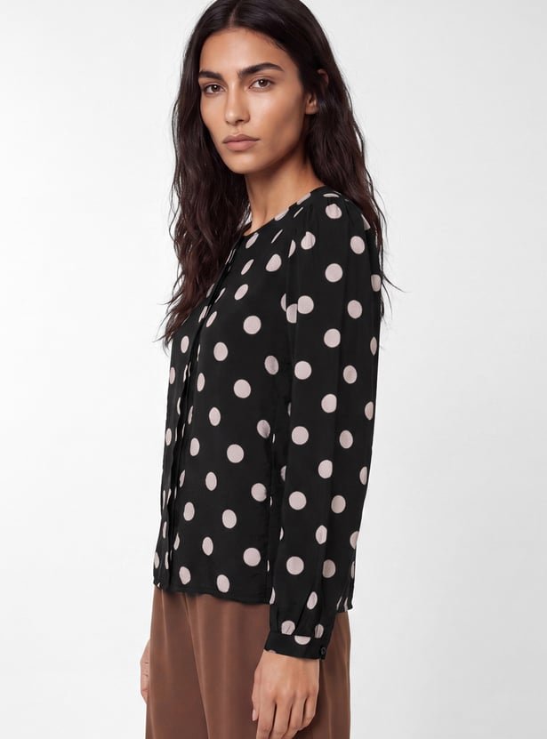 Women Polka Dots Top - Image 2