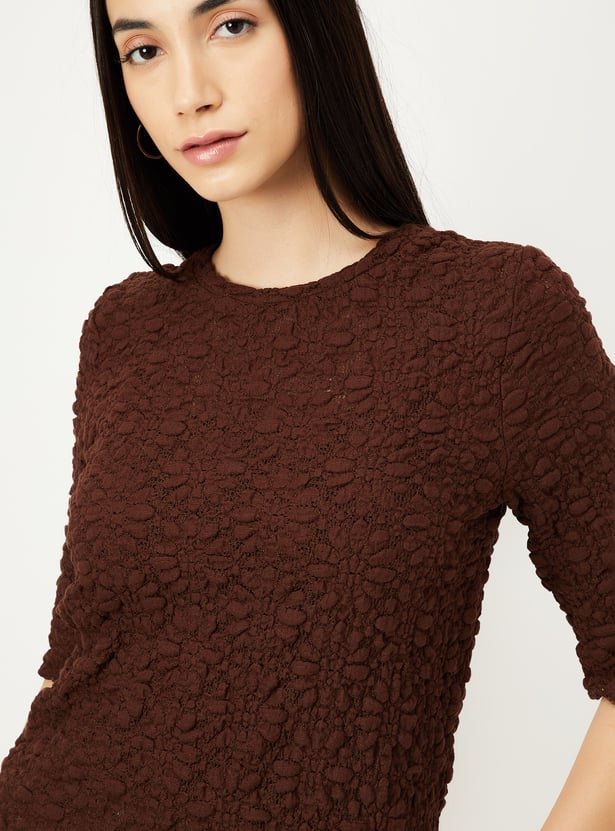 Women Textured Casual Top - Image 2