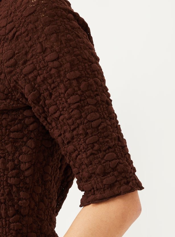Women Textured Casual Top - Image 6
