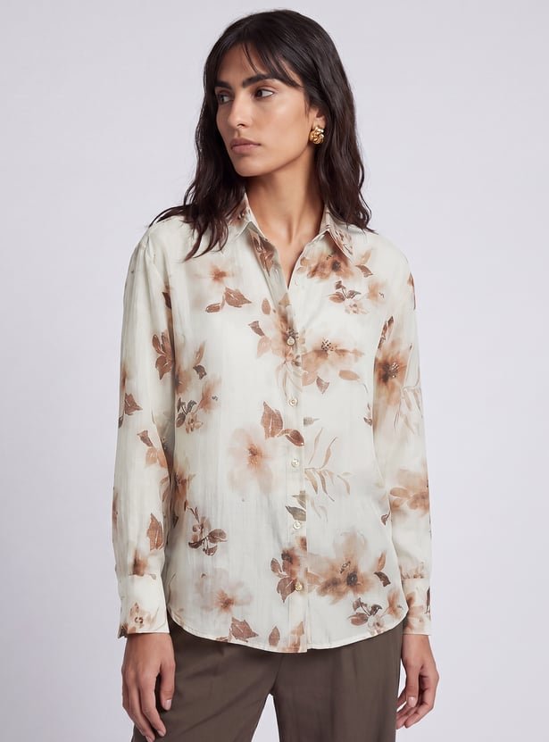 Women Floral Print Shirt