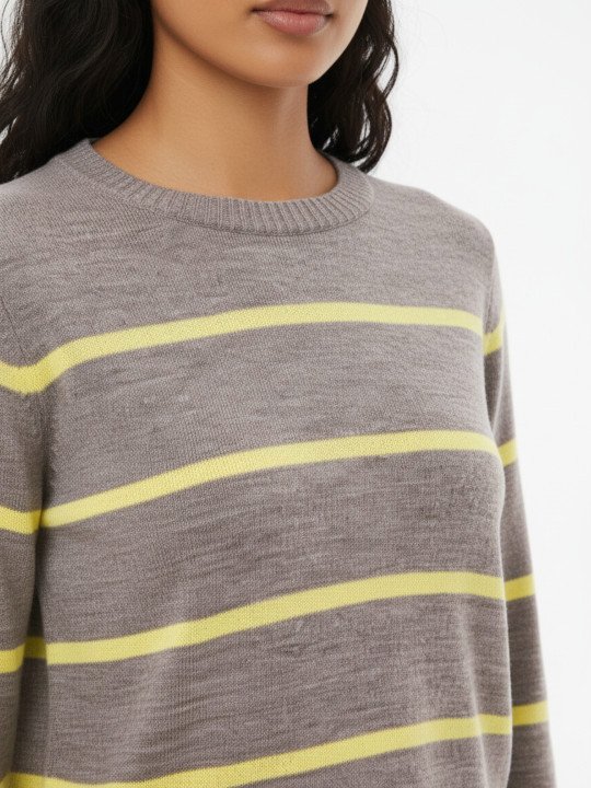 Horizontally Striped Pullover - Image 2