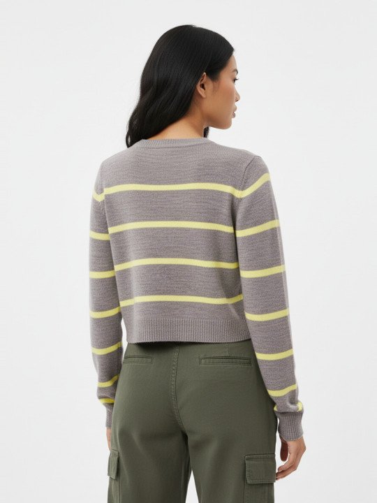 Horizontally Striped Pullover - Image 3