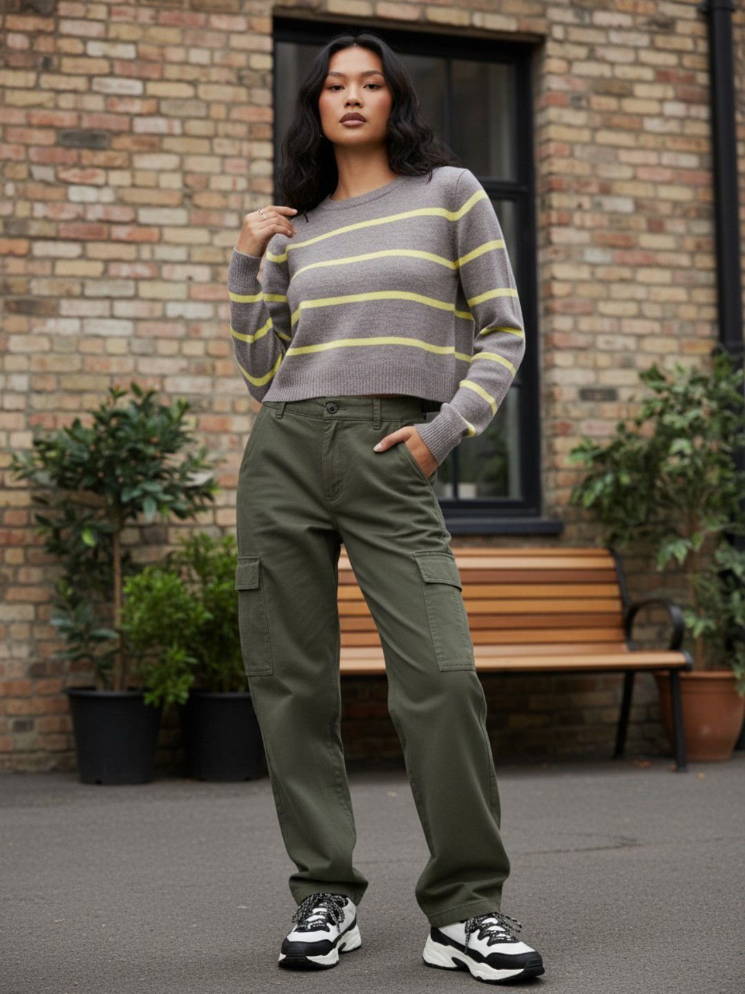 Horizontally Striped Pullover - Image 4
