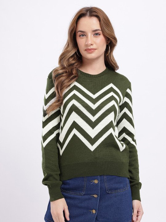 Chevron Design Pullover - Image 2
