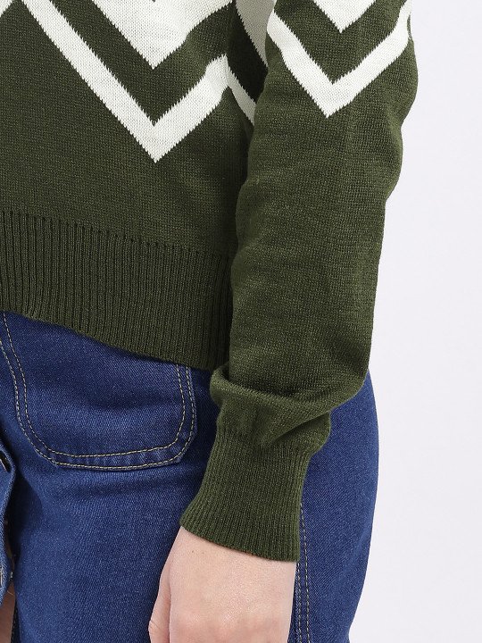 Chevron Design Pullover - Image 7