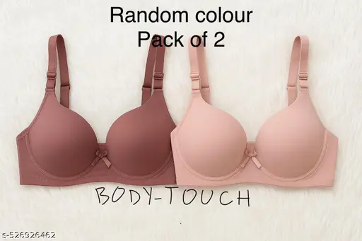 luxury woman's licry padded bra pack of 2