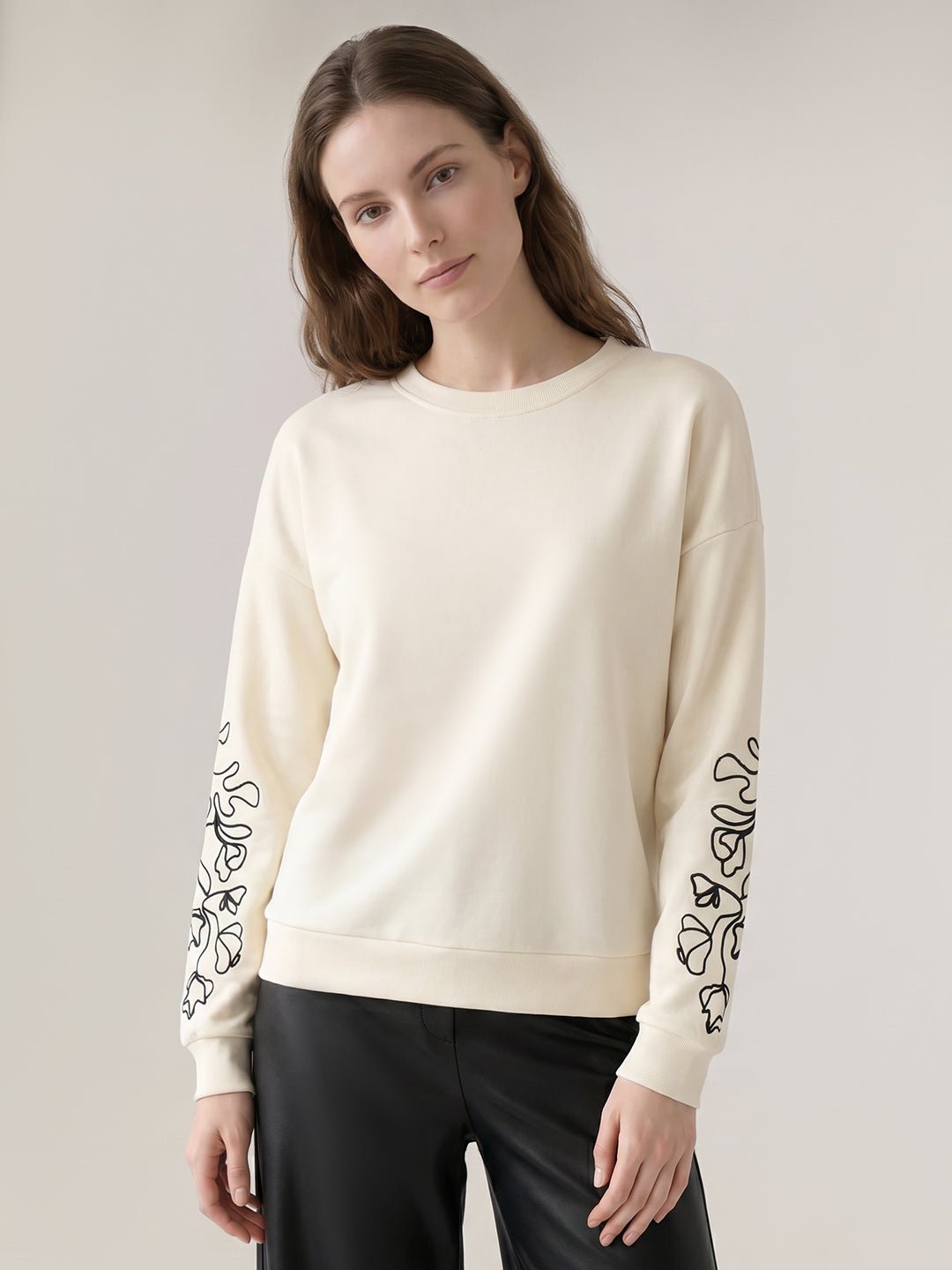 OFF-WHITE O-NECK SWEATSHIRT - Image 2