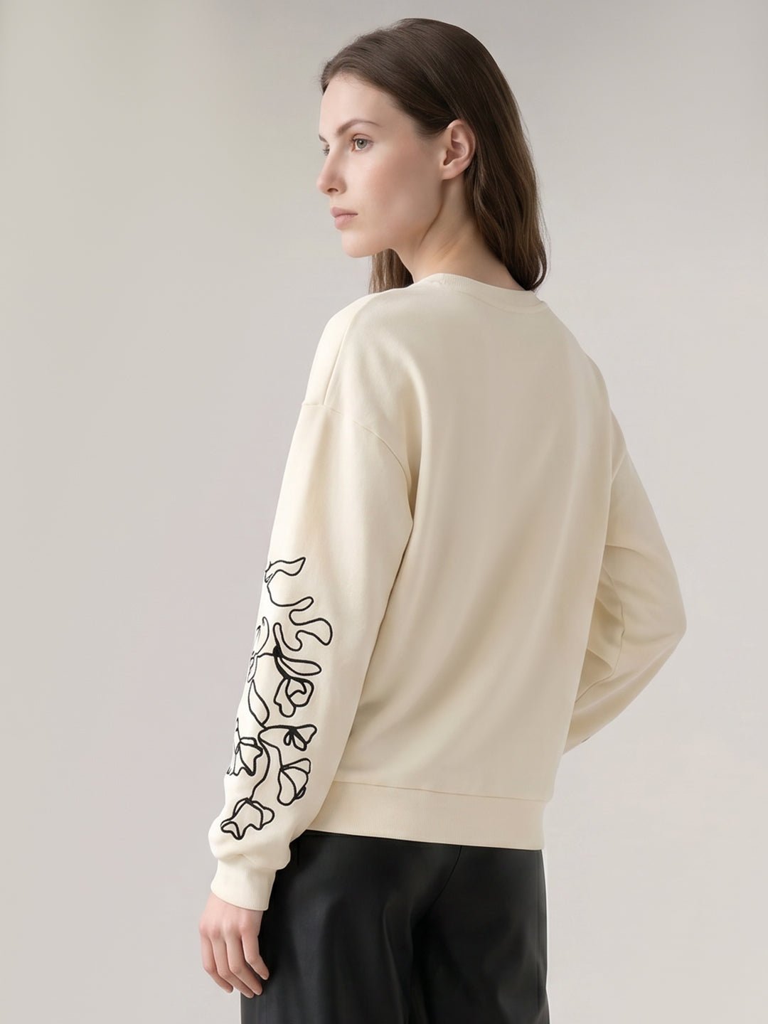OFF-WHITE O-NECK SWEATSHIRT - Image 4