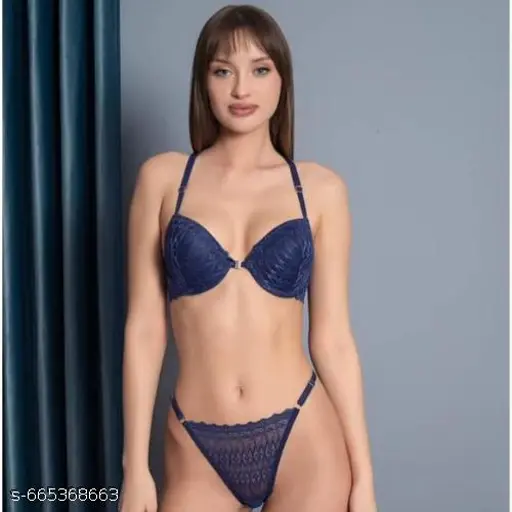 (RAMA GREEN)Butter Faly GIRL AND WOMEN BIKINI WENDDING special beachwear and pool party look sexy bra panty Women's Double Heavy Padded Honeymoon Push Up Bra Panty angel bra panty Bridal Lingerie set sexy BRA panty set pack of 1 FRONT OPEN LOCK - Image 2
