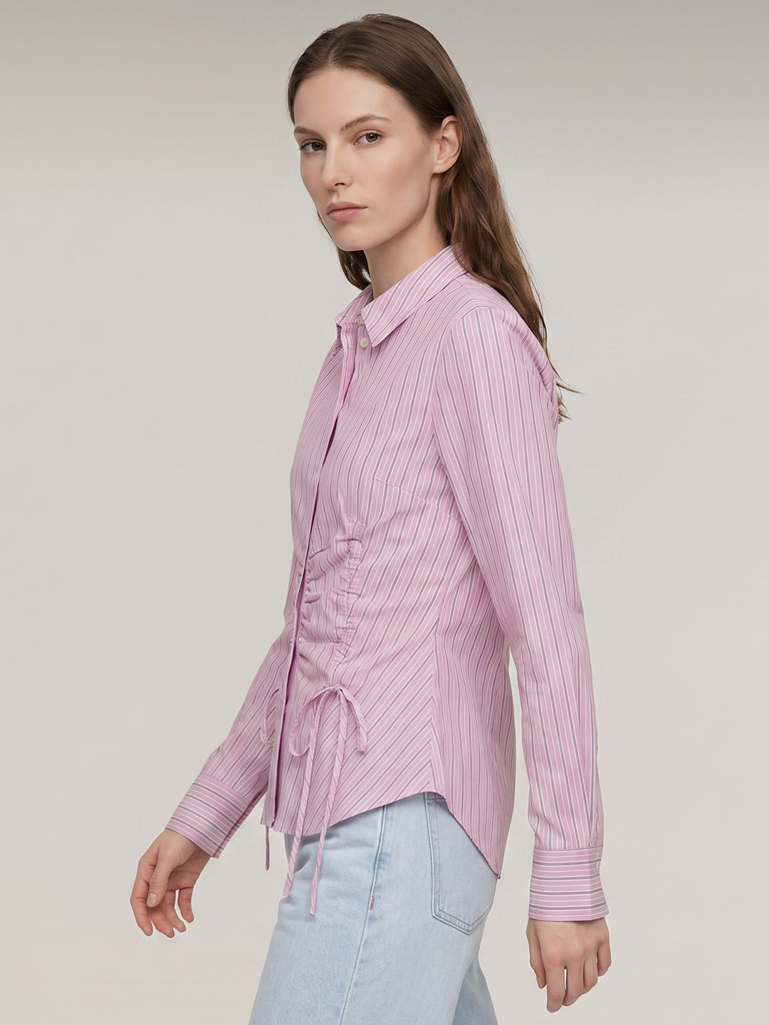 PINK STRIPED SHIRT - Image 3