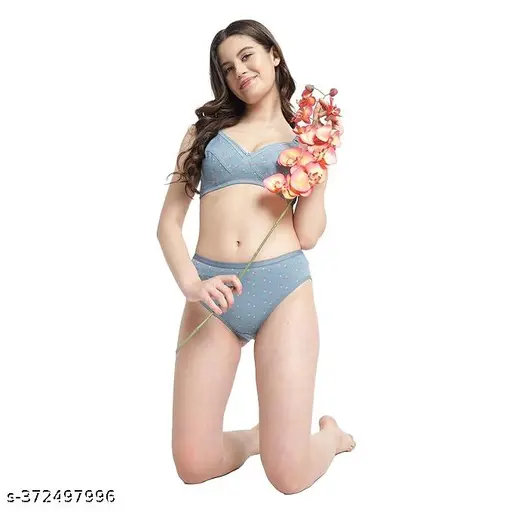 Women's Cotton Multicolor Full Cup Non Padded Feeding Bra/Nursing Bra/Maternity Bra Combo - Pack of 3 - Image 4
