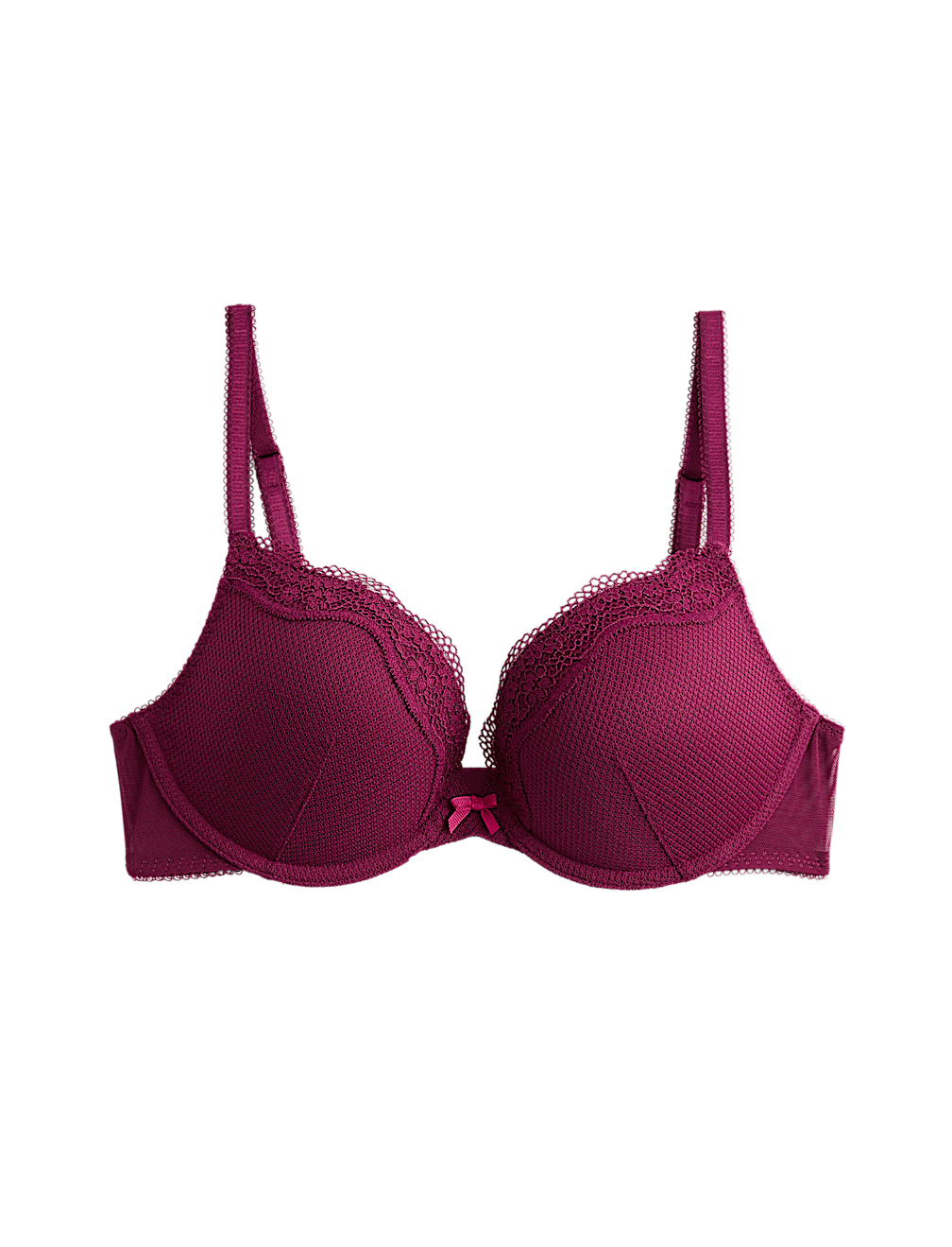 Jasmine Lace Wired Push Up Plunge Bra (A-E) - Image 16