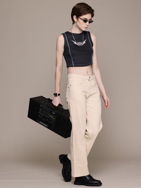 The Life Co. Women Straight Fit Stretchable Jeans - Image 5