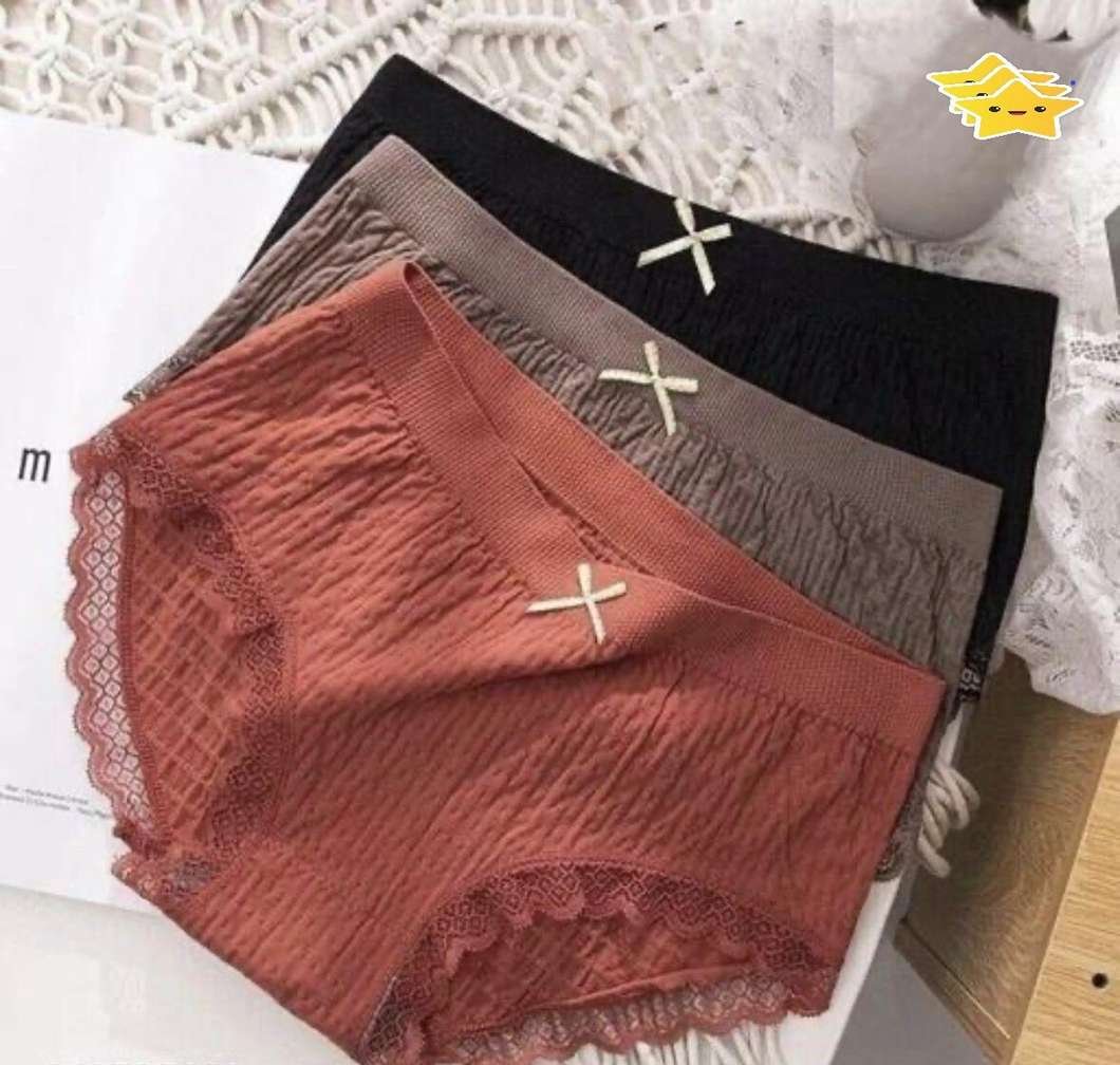 AADHAY Pack of 3 Women Hipster Multicolor Panty