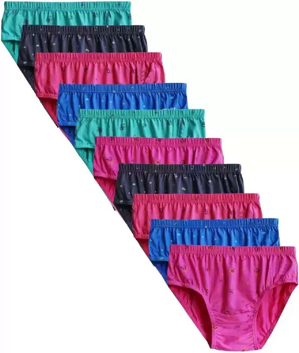 THE TUSHT Pack of 10 Women Hipster Multicolor Panty