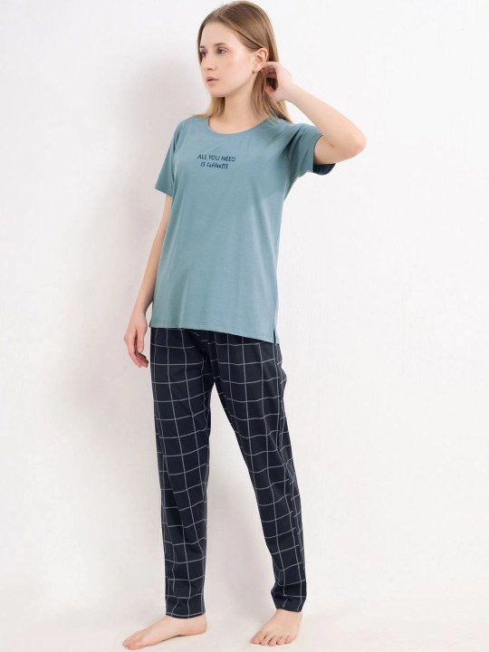 Women Printed Night suit - Image 3