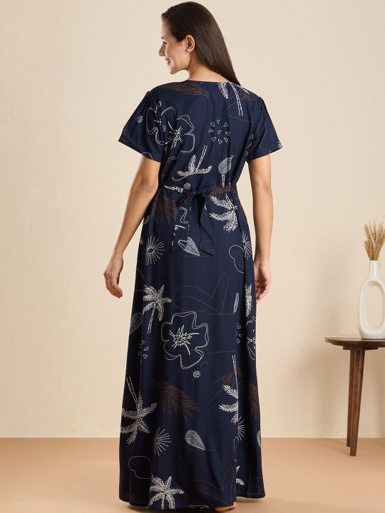 Printed Maxi Nightdress - Image 6