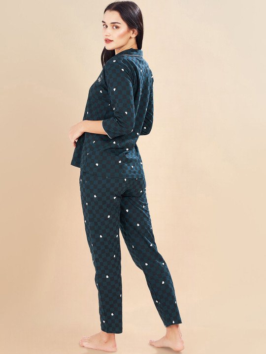 Women Printed Night suit - Image 4