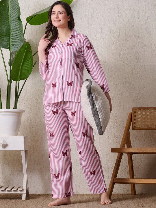 Women Printed Night suit