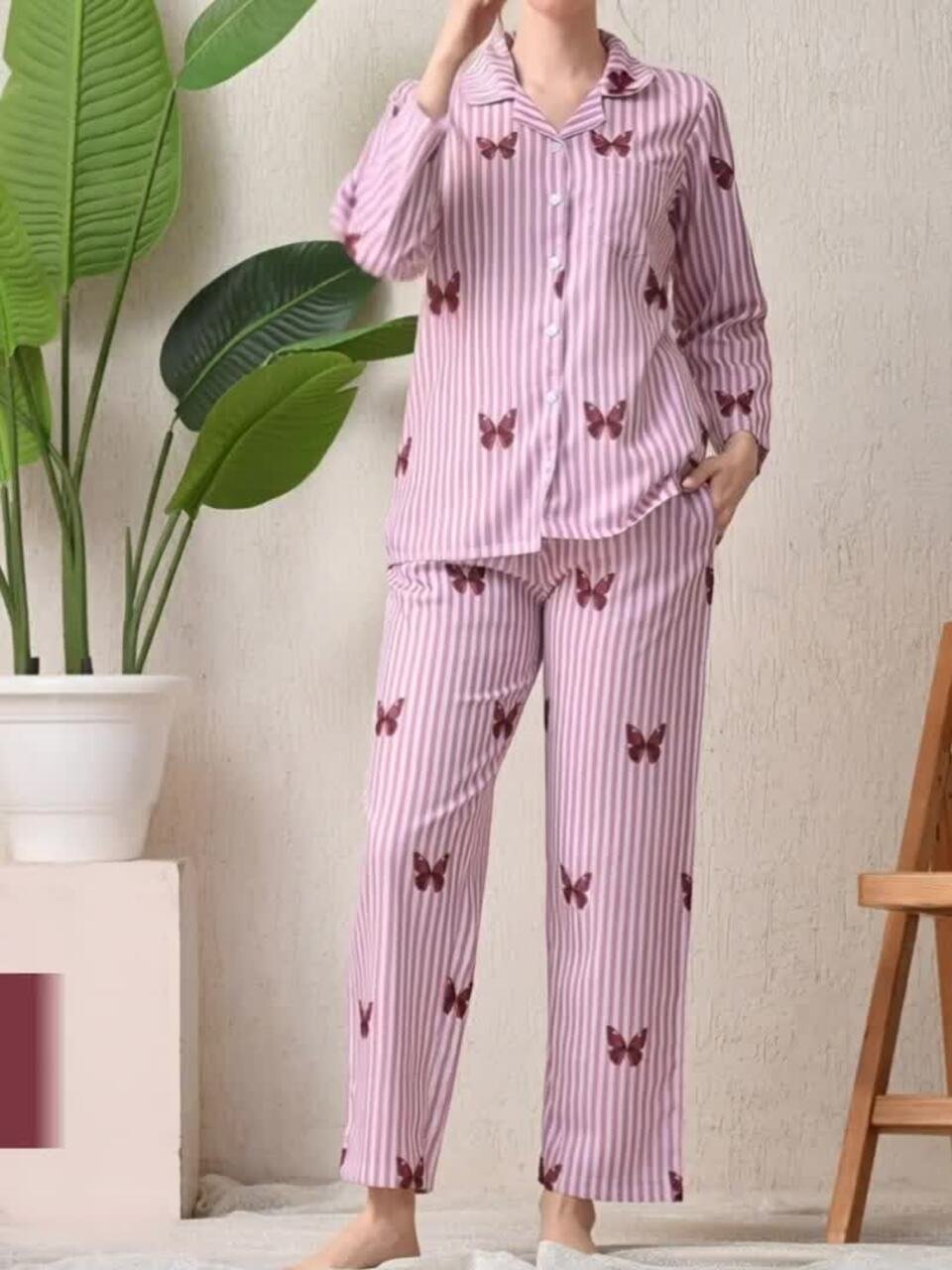 Women Printed Night suit - Image 3