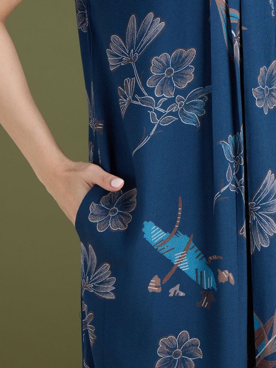 Printed Maxi Nightdress - Image 5