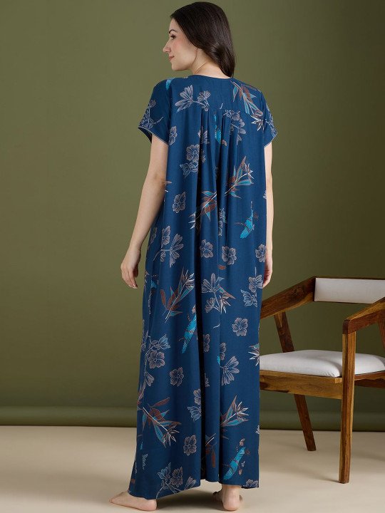 Printed Maxi Nightdress - Image 6