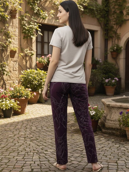 Women Printed Night suit - Image 5