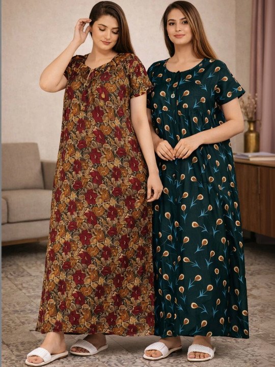 Printed Maxi Nightdress