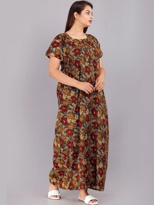 Printed Maxi Nightdress - Image 4