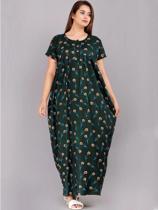 Printed Maxi Nightdress - Image 5