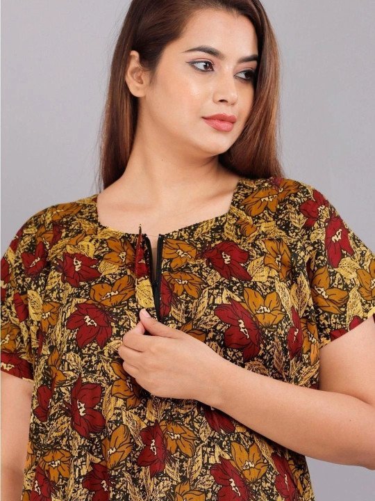 Printed Maxi Nightdress - Image 7
