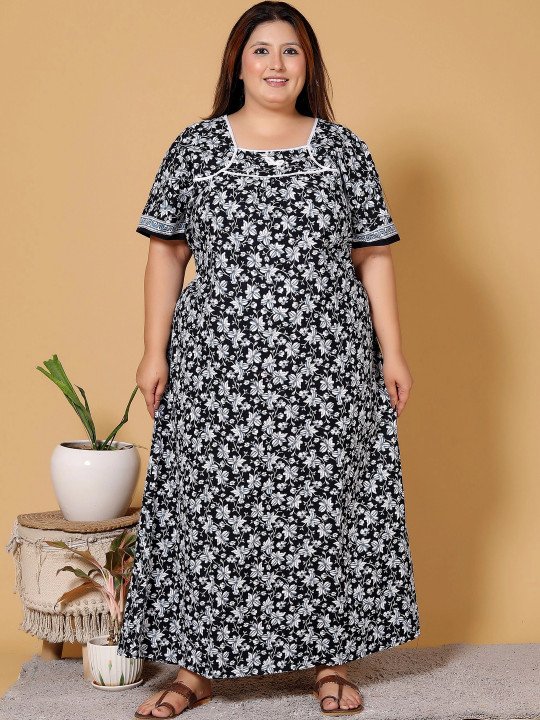 Printed Maxi Nightdress