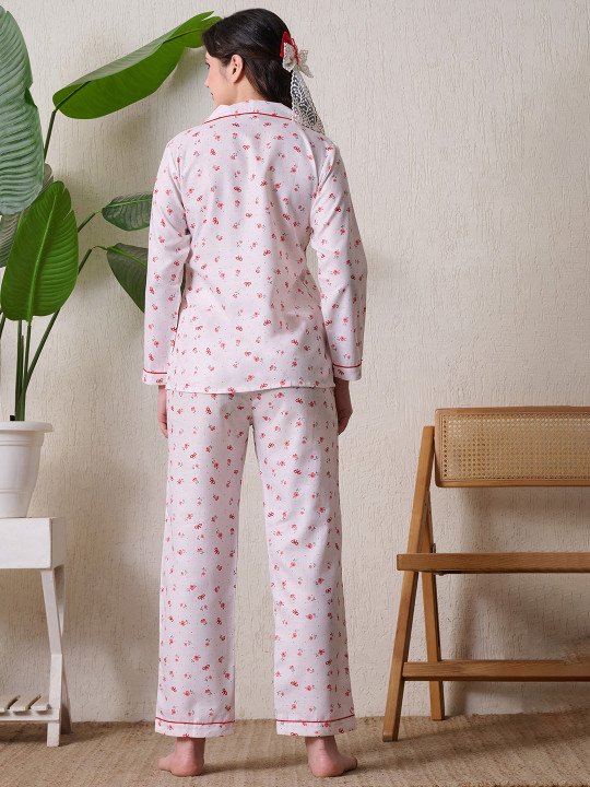 Women Printed Night suit - Image 4