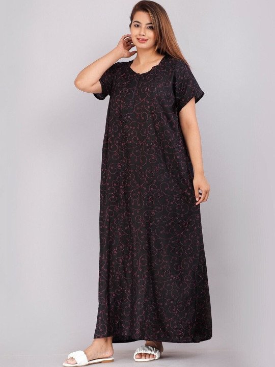Printed Maxi Nightdress
