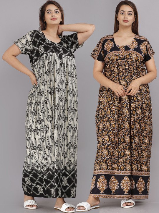 Printed Maxi Nightdress