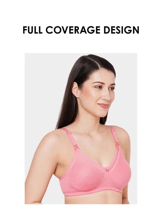 Pack of 3 Cotton Non-Padded Non-Wired Maternity Bra - Image 3