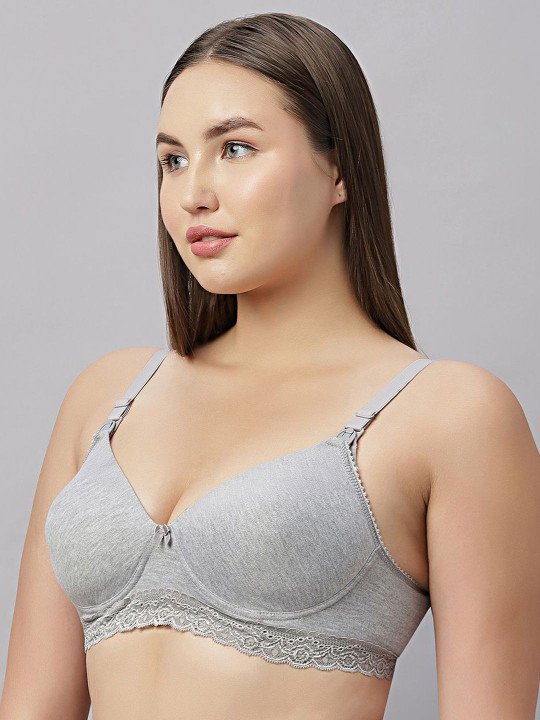 Full Coverage Heavily Padded Maternity Bra - Image 4