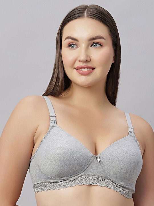 Full Coverage Heavily Padded Maternity Bra - Image 5